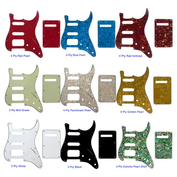 Качественные гитарные запчасти Fei Man -Для США, Fd 11 отверстий для винтов, MIM Start, SSH, накладка для гитары Humbucker и накладка для царапин на задней панели