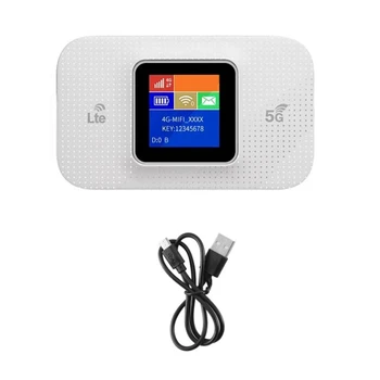 Портативный Wifi 4G MIFI, цветной дисплей портативного WiFi-роутера 150M 3000mAh со слотом для SIM-карты