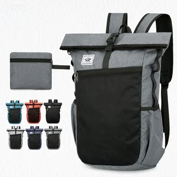 Деловой рюкзак через плечо, большой емкости, для улицы, водонепроницаемый, дорожная сумка, складная, для мужчин и женщин, спортивная