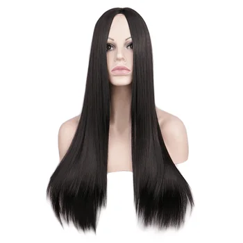 Женский синтетический прямой парик для косплея длиной 70 см, вечерние белые парики из 100% высокотемпературных волокон