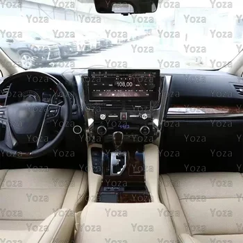 Yoza Carplay Автомагнитола Для Toyota Alphard Crown Vellfire Lexus LM 2015-2019 Android11 Сенсорный Экран Мультимедийная Навигация Стерео Изображение 2