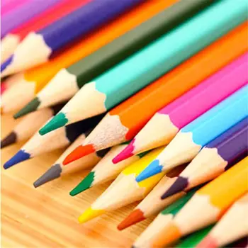 Набор деревянных цветных Карандашей 12 цветов, Мини-Нетоксичные Свинцовые Карандаши HB, Ручка для рисования эскизов, инструмент для рисования для детей
