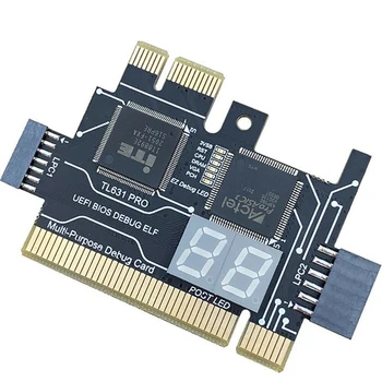 TL631 Pro Многофункциональный настольный ноутбук LPC-DEBUG Post Card PCI PCI-E Mini PCI-E Диагностический анализатор материнской платы Тестер