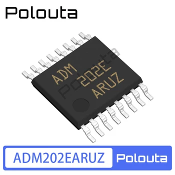 2шт Polouta ADM202EARUZ ADM202E, линейный драйвер/приемник TSSOP-14 RS-232