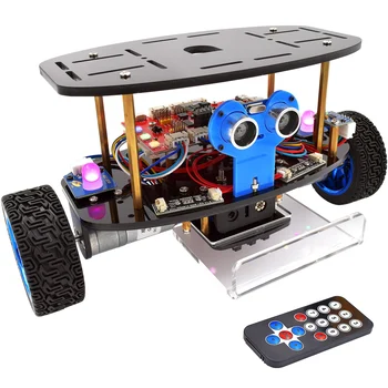 Автомобильный комплект для самобалансирующегося робота Adeept (совместим с Arduino DIE), STEM Projects Kit, комплект для робототехники и инженерии