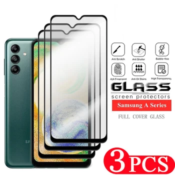 3шт 9D защитная пленка для Samsung Galaxy A04 A14 A24 4G A34 A04E A04S A12 A13 A33 Закаленное стекло A22 A23 A31 A32 протектор экрана