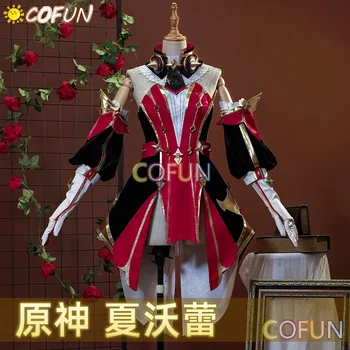 Игра COFUN Genshin Impact Chevreuse, косплей-костюм, наряды на Хэллоуин, Женская одежда из аниме Изображение 2