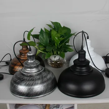 Черные промышленные подвесные светильники в винтажном фермерском доме, подвесные потолочные светильники для кухни, Островной столовой, спальни Изображение 2