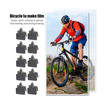 10ШТ Полимерные Полуметаллические Велосипедные Тормозные Колодки для Shimano B01S M375 M395 M446 M485 M486 M416 MTB Велосипед Велосипедные Тормозные Колодки Изображение 2