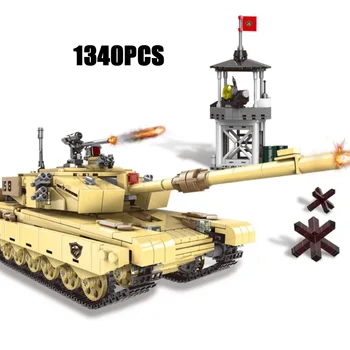 Ww2 Современные военные на поле боя Основной боевой танк Type 99 Batisbricks Moc Строительный блок Фигурки армии Мировой войны Кирпичная игрушка