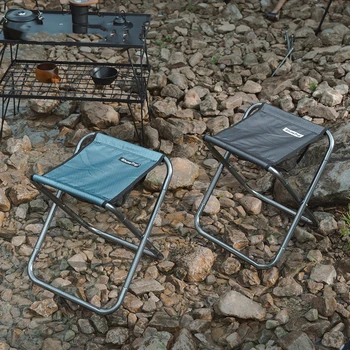 Уличный складной стул, стулья для кемпинга, барбекю, складной стул, стулья для рыбалки, поезд Maza, портативный складной стул из алюминиевого сплава Изображение 2