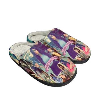 Горячие модные Хлопчатобумажные тапочки Camila, изготовленные на заказ, Мужские и женские сандалии, Плюшевая повседневная обувь для согревания, Новейшая Термальная удобная обувь Изображение 2