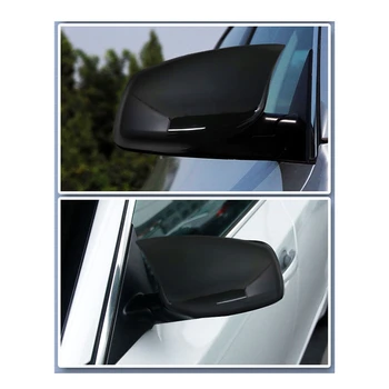 Накладка Наклейки На Боковое Зеркало заднего Вида Боковой Двери Автомобиля Из Углеродного Волокна Для BMW 5 Серии E60 2003-2008 Изображение 2