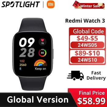 [Мировая премьера] Redmi Watch 3 С Alexa Smart Watch 1.75 