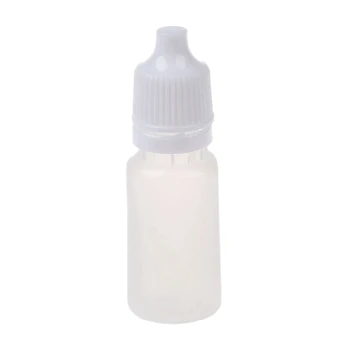 20 штук пластиковых бутылочек-пипеток для масла и лосьона LDPE объемом 10 МЛ 1/3 унции, защищенных от детей Изображение 2