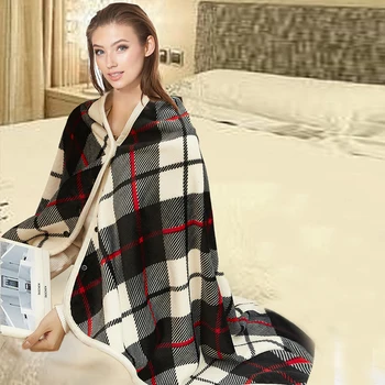 Фланелевое одеяло с подогревом, можно стирать в машине, умное теплое одеяло, многоцелевое, с температурой 3 передачи для зимнего автомобильного кемпинга