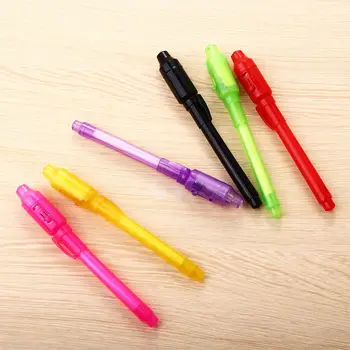 Светящаяся ручка, светящаяся ручка, кисточка, развивающие игрушки, 2 в 1, светящаяся ручка, светодиодная лампа, светящаяся ручка, ручка с невидимыми чернилами, ручка