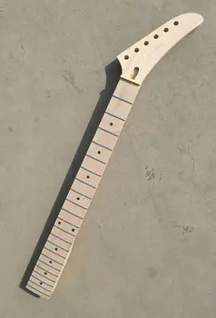 Новый гитарный гриф Yinfente из клена 25,5 дюймов, инкрустация в виде точек на грифе из клена 22-го калибра, крепление болтами