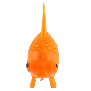 Аквариум Оранжевая Пластиковая Золотая Рыбка Орнамент Украшение Аквариума 30 шт CNIM Hot Изображение 2
