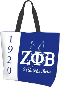 Дорожная сумка-тоут Zeta Phi Beta, большие многоразовые продуктовые сумки, сумки через плечо для покупок, женские складные водонепроницаемые сумки-тоут для книг