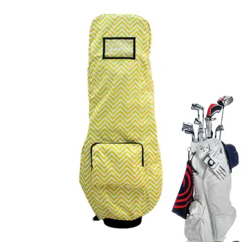 Сумка для клюшки для гольфа, дождевик, авиационная сумка, клетчатая сумка, чехол для клюшки для гольфа с карманом, переносная сумка для гольфа