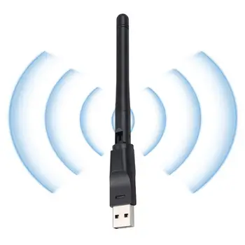MT7601 Mini USB WiFi Адаптер MT7601-2DB Беспроводная Сетевая Карта 150 Мбит/с Wi-Fi Приемник Ключ для Настольных ПК Ноутбук 2,4 ГГц​ Изображение 2