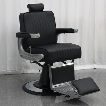 Оборудование Парикмахерские кресла с откидной спинкой, Роскошный подголовник, специальные парикмахерские кресла, Косметический шезлонг, коммерческая мебель RR50BC