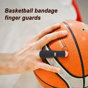 Бандаж для пальцев Защита рукава для пальцев Опорные шины Эластичные бинты Бандаж для большого пальца для волейбола баскетбола тенниса Изображение 2