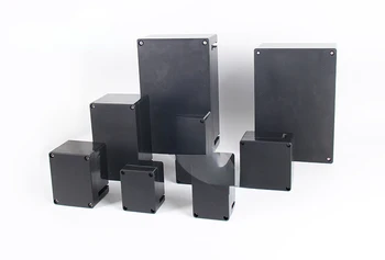 Пластиковый чехол для проектного инструмента -корпус распределительной коробки своими руками, корпус распределительной коробки, 75 x 55 x 55 мм, черный электрический шкаф Изображение 2