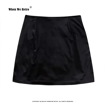 Праздничная юбка контрастного цвета в этническом стиле с принтом контрастного цвета, юбка-трапеция с высокой талией, мини-юбка с вышивкой, короткая юбка RS199 Изображение 2