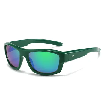 Европа и Соединенные Штаты Индивидуальность Солнцезащитные очки Y2K Тренд Солнцезащитные очки для мужчин для верховой езды Изображение 2