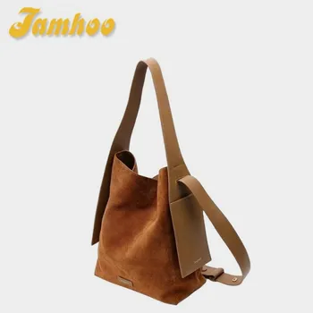 Оригинальная 100% сумка-мешок Jamhoo, легкая роскошная женская сумка через плечо, индивидуальный дизайн, портативная сумка-тоут большой емкости.