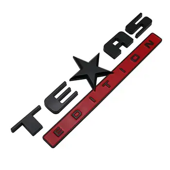 Автомобильная наклейка Texas Edition, декоративная наклейка ABS 3D, эмблема Texas Edition, значок с эмблемой 3 м, приклеенный значок с эмблемой, Уникальный и стильный автомобиль