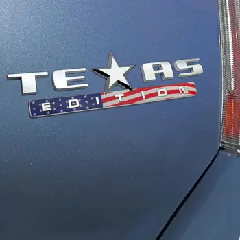 Автомобильная наклейка Texas Edition, декоративная наклейка ABS 3D, эмблема Texas Edition, значок с эмблемой 3 м, приклеенный значок с эмблемой, Уникальный и стильный автомобиль Изображение 2