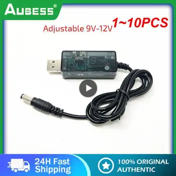 1 ~ 10ШТ 0,8 м USB 2.0 Тип A Штекер постоянного тока Разъем питания для небольших электронных устройств USB-удлинитель 5,5 * 2,1 мм