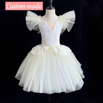 Балетная юбка для танцев, танцевальные костюмы для женщин, фатиновая юбка, балетные костюмы для взрослых