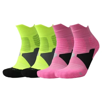 Мужские спортивные носки для взрослых, впитывающие пот, дышащие, с утолщенным полотенцем, нескользящие баскетбольные носки Изображение 2