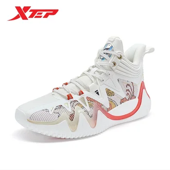 Баскетбольные кроссовки Xtep Lingbian 1-го поколения, мужская обувь 2024, весенняя новая лимитированная спортивная обувь Изображение 2