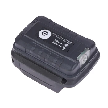 Адаптер Светодиодная лампа Фонарик USB Зарядное устройство для мобильного телефона Makita 18V Li-ion Аккумулятор Power Bank