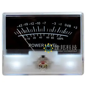 Высокоточный VU-Измеритель TN90 Head DB Level Meter Power Bollerer Звуковая карта Передней сцены Звук ДБ Подсветка Ремешка для часов Изображение 2