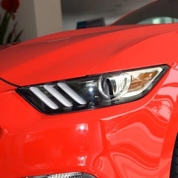 Объектив фары автомобиля Головной свет Крышка лампы для Ford Mustang 2014 2015 2016 2017 Изображение 2
