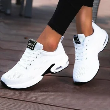 Летняя женская обувь 2022 года, легкая спортивная обувь с дышащей сеткой на открытом воздухе, Повседневные кроссовки для ходьбы, Tenis Feminino Zapatos Mujer Изображение 2