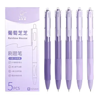0,5 мм Гелевая ручка для печати Kawaii Quick Dry ST Перо Для подписи Плавное Написание Черными чернилами Нейтральная Гелевая Ручка Для подписи Изображение 2