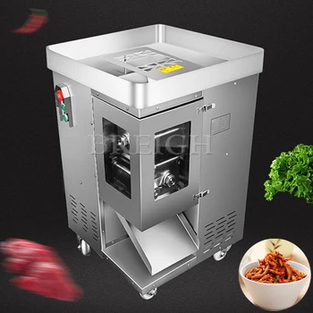 Коммерческая машина для нарезки мяса, электрическая Полностью автоматическая машина для измельчения свежего мяса, одноразовое формование