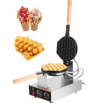 Высококачественная Автоматическая Электрическая Машина Для Выпечки Яичных Вафель В Хлебопекарном Оборудовании Egg Puff Waffle Maker Изображение 2