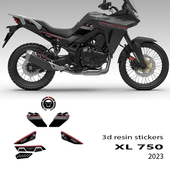 3D наклейки, запчасти для мотоциклов, комплект 3D наклеек из эпоксидной смолы, полный набор 3D наклеек из смолы для HONDA Transalp XL 750 2023