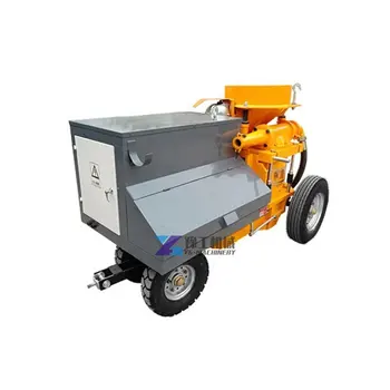 Гидравлическая машина для мокрого распыления бетона Штукатурная машина для мокрого торкретирования Машина для распыления цементного раствора Изображение 2