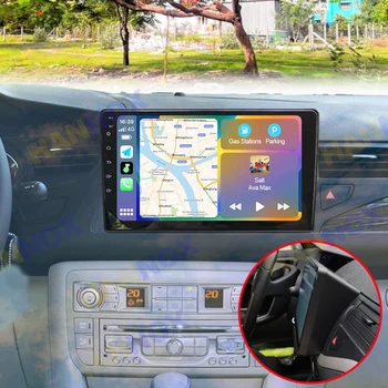 HANNOX 10-дюймовый Android Автомобильный Радио DVD-плеер Для Citroen C5 2008-2017 Мультимедийный плеер GPS Навигация Стерео RDS Встроенный Carplay