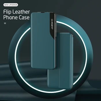 Умный Кожаный Флип-Чехол для телефона Samsung Galaxy A14 A34 A54 5G 2023 с Магнитной Подставкой для Книги Coque Samung A 54 34 14 Case Изображение 2