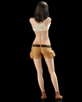 Новая современная подставка для девочек в разобранном виде 1/20, 82 мм, летняя Фигурка из смолы, Неокрашенный Модельный комплект Изображение 2